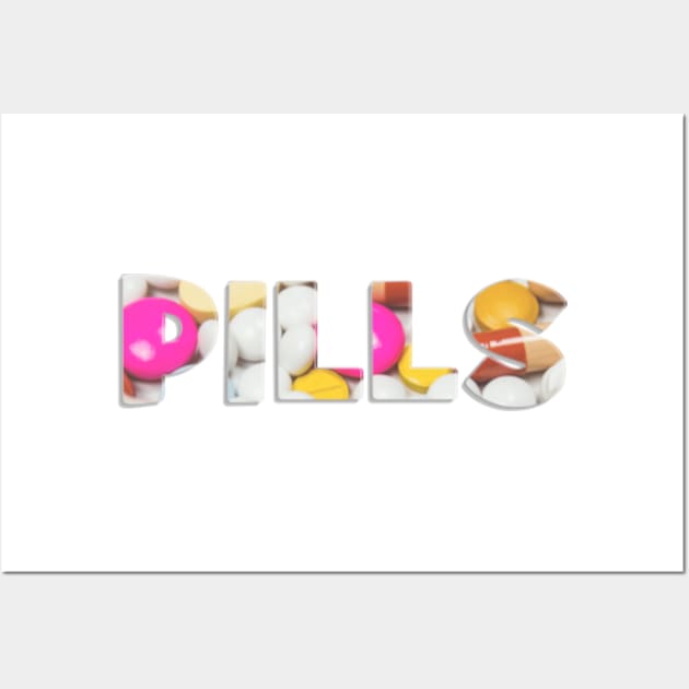 PILLS Wall Art by afternoontees